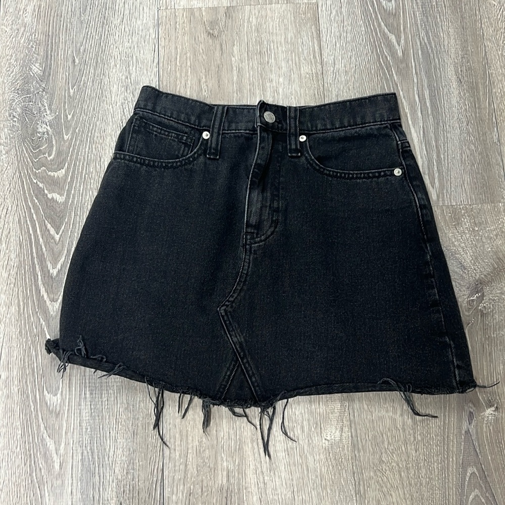 Madewell jean skirt